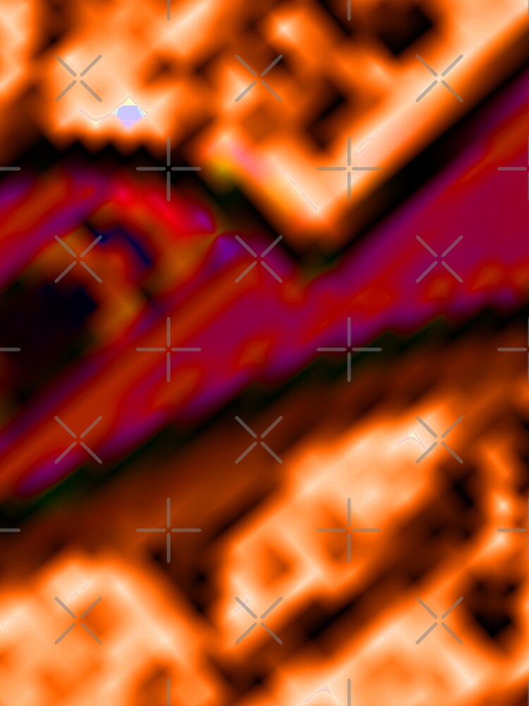 Thumbnail 3 of 3, Scarf, The Hesitance expressionism abstract pattern by Code03 designed and sold by Code03.