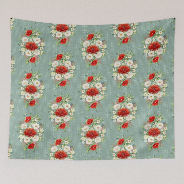Item preview, Poppy and wildflower design designed and sold by OByD.