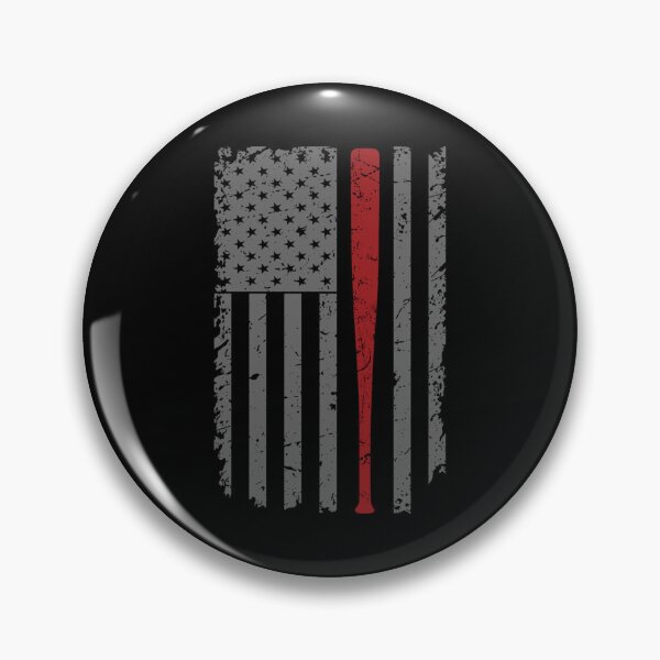 Item preview, American Flag Baseball Bat Print Player Batting Gifts Sticker designed and sold by gloria1os.