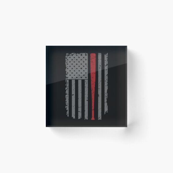 Item preview, American Flag Baseball Bat Print Player Batting Gifts Sticker designed and sold by gloria1os.