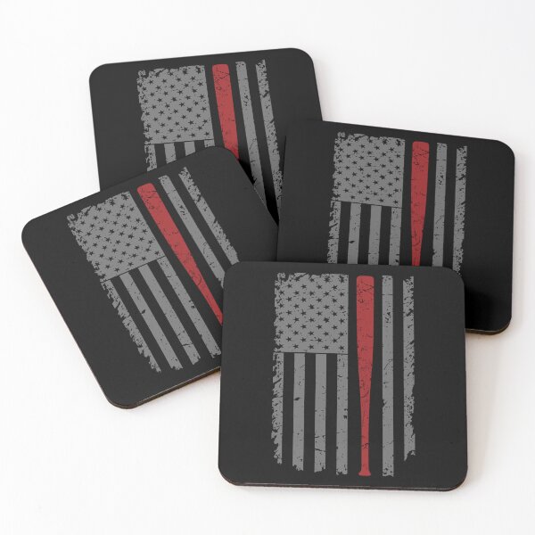 Item preview, American Flag Baseball Bat Print Player Batting Gifts Sticker designed and sold by gloria1os.