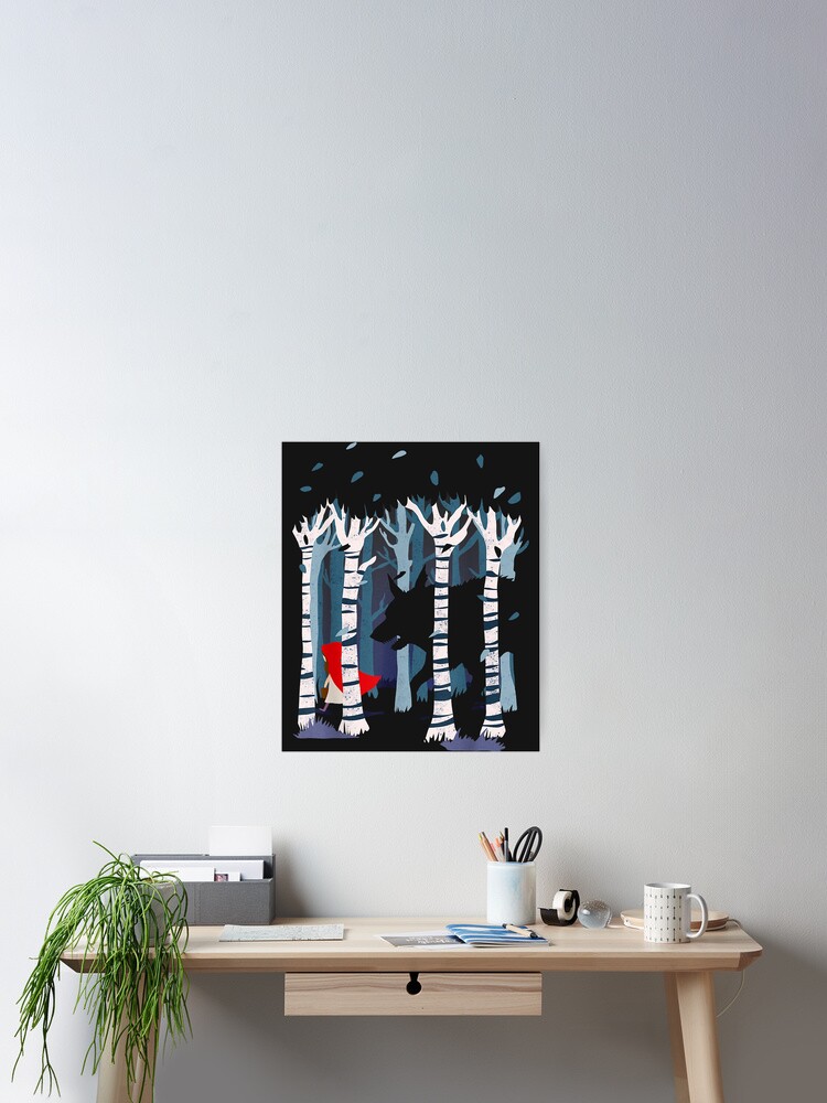 Thumbnail 2 of 3, Poster, Little Red Riding Hood designed and sold by Corelli87.