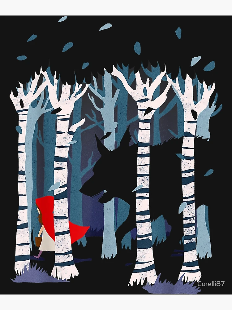 Thumbnail 3 of 3, Poster, Little Red Riding Hood designed and sold by Corelli87.