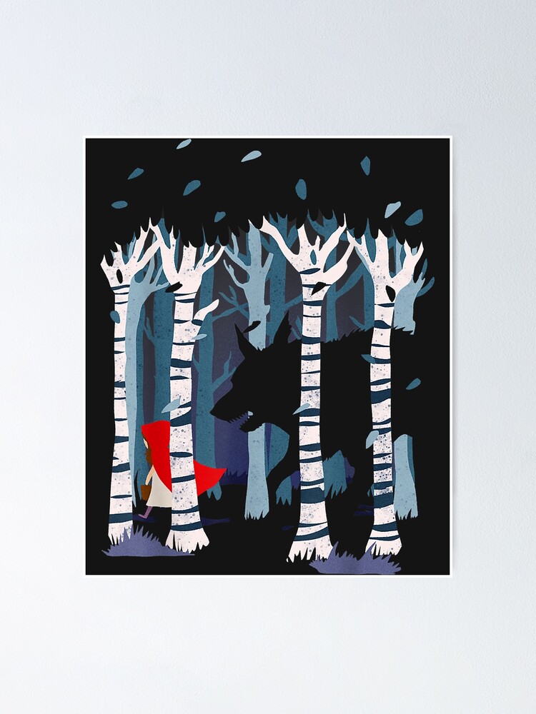 Thumbnail 1 of 3, Poster, Little Red Riding Hood designed and sold by Corelli87.