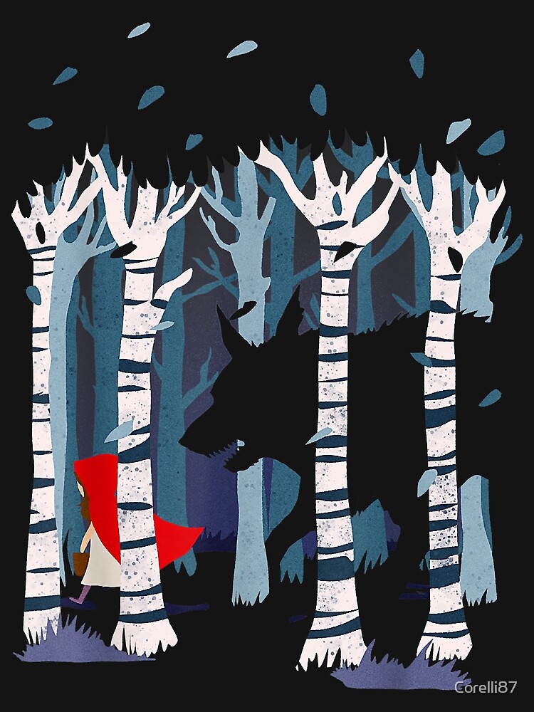 Thumbnail 3 of 3, Scarf, Little Red Riding Hood designed and sold by Corelli87.