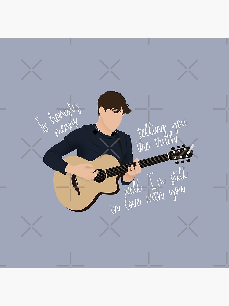 Niall Horan Dear Patience Lyrics | Art Board Print