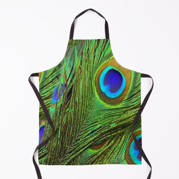 Item preview, GREEN PEACOCK FEATHERS PATTERN ABSTRACT designed and sold by sharlesart.