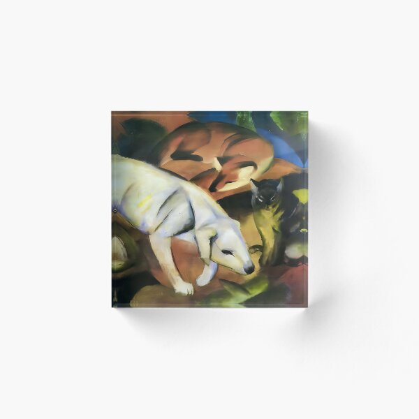 Item preview, A Dog  by Franz Marc designed and sold by WonderweissStudio.