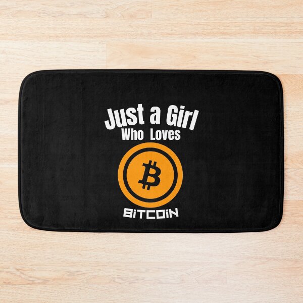 Item preview, Just a Girl Who loves Bitcoin designed and sold by WaguinhoTex.