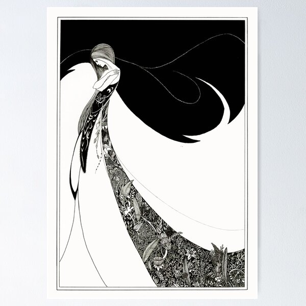 Item preview, Ballerina by Aubrey Beardsley - Vintage Art designed and sold by RickE.