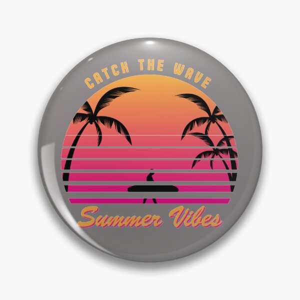 Item preview, catch the wave, summer vibes designed and sold by placeit.