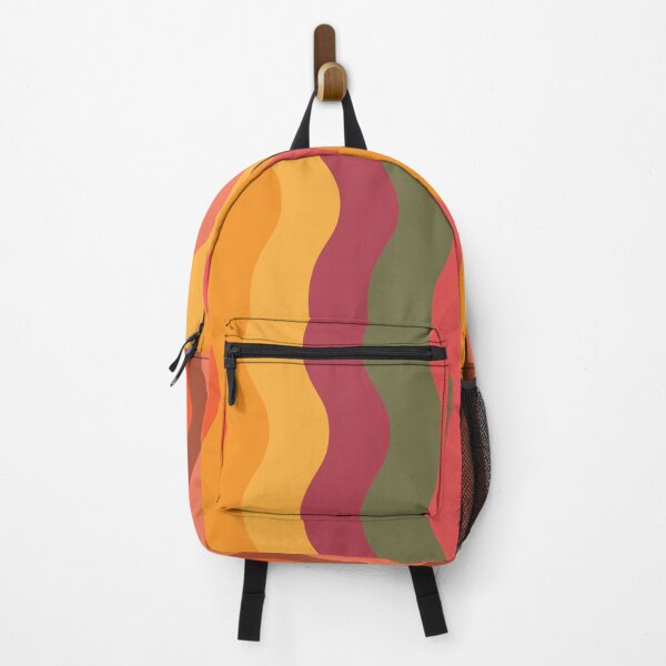 Item preview,  70s pattern  Retro groovy waves in orange, yellow and red  designed and sold by Yasminepatterns .