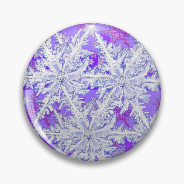 Item preview, AWESOME WINTER SNOWFLAKE PATTERN PURPLE ART  designed and sold by sharlesart.