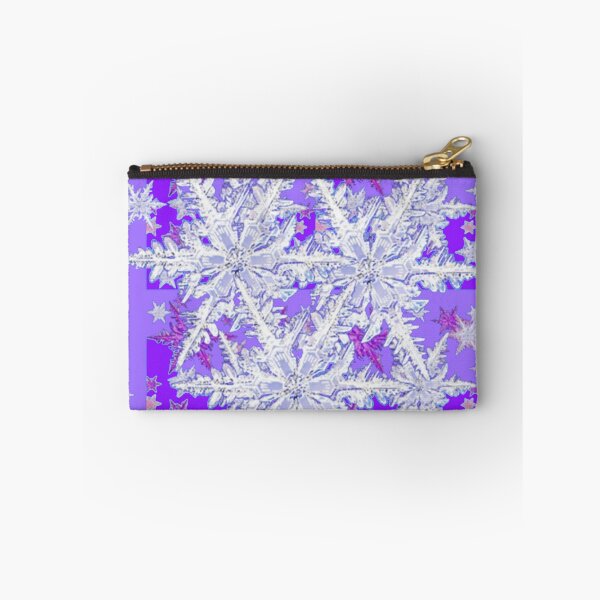 Item preview, AWESOME WINTER SNOWFLAKE PATTERN PURPLE ART  designed and sold by sharlesart.