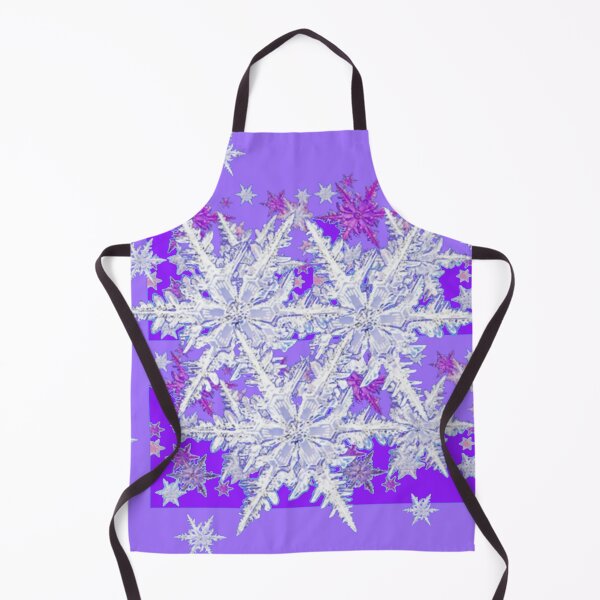Item preview, AWESOME WINTER SNOWFLAKE PATTERN PURPLE ART  designed and sold by sharlesart.