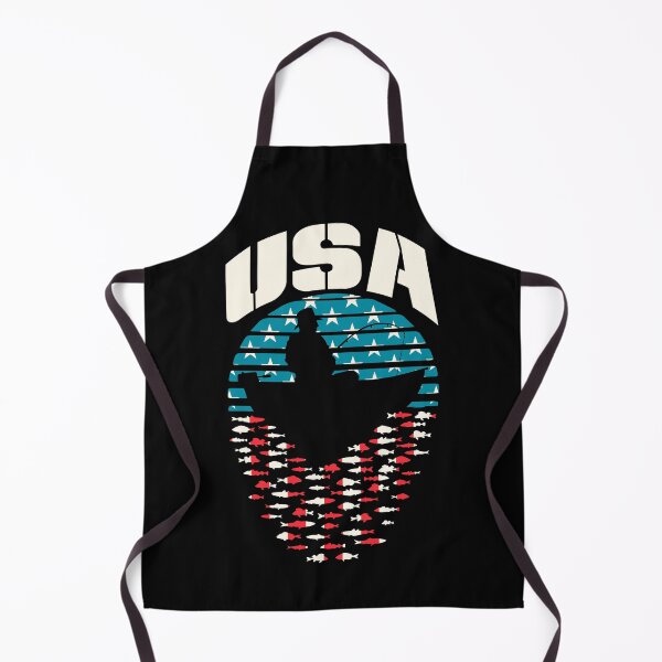 Item preview, Fisherman Dad Fishing Father's Day Retro Sunset USA Flag designed and sold by GrandeDuc.