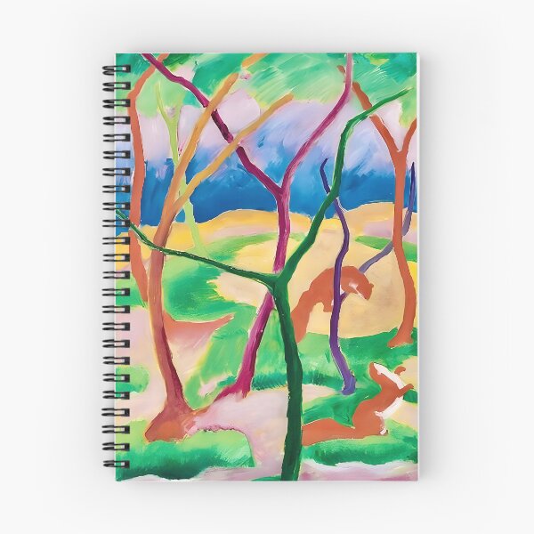 Item preview, Weasels Playing  by Franz Marc designed and sold by WonderweissStudio.