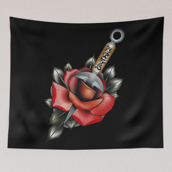 Item preview, rose and kunai designed and sold by stefranco.