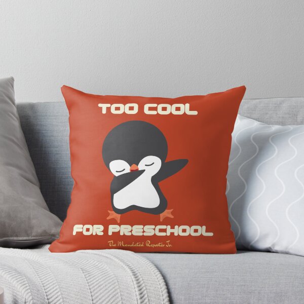 Item preview, Too Cool for Preschool - Kawaii Penguin Dabbing Burnt Orange designed and sold by TheReporter1.