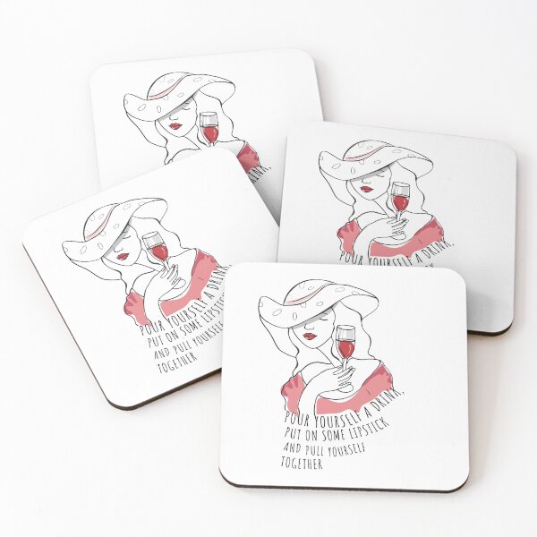 Item preview, Pour yourself a drink put on some lipstick and pull yourself together designed and sold by UlyanaKravets.