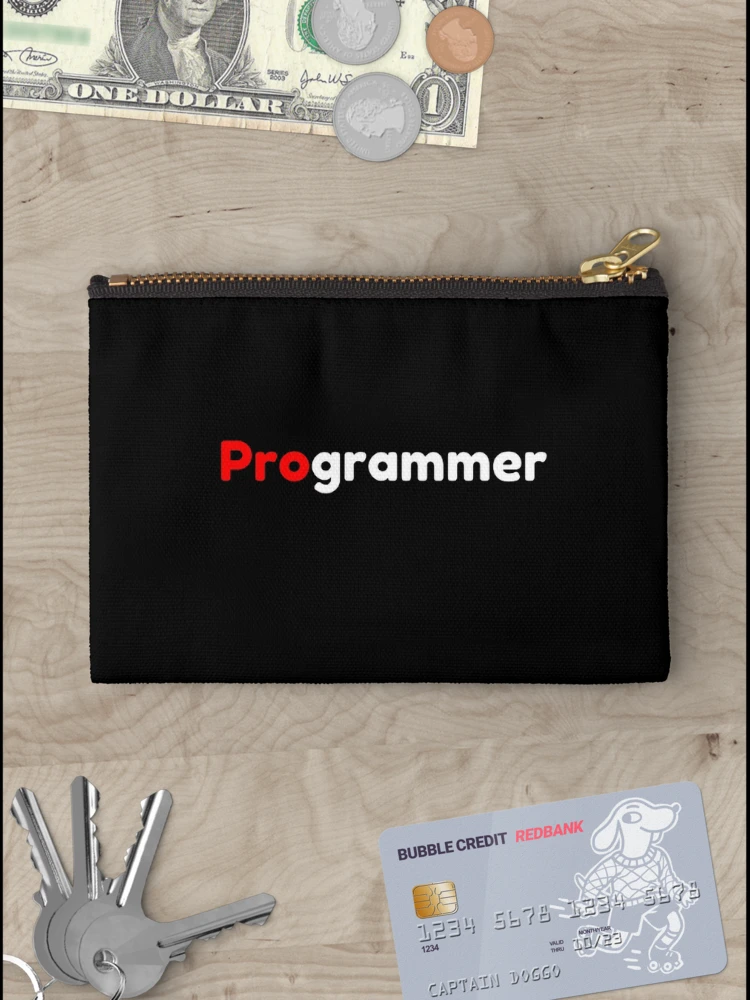 Thumbnail 3 of 4, Zipper Pouch, Programmer designed and sold by TheCodeChic.