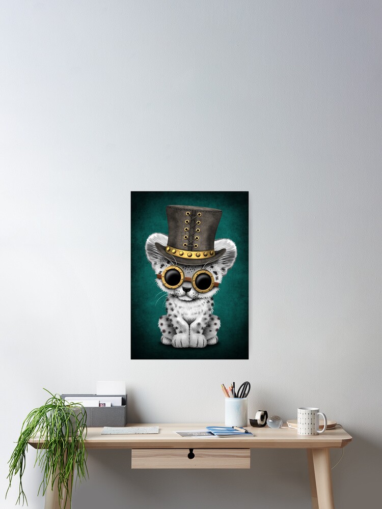 その他 Steampunk Snow Leopard flat,750x,075,f-pad,750x1000,