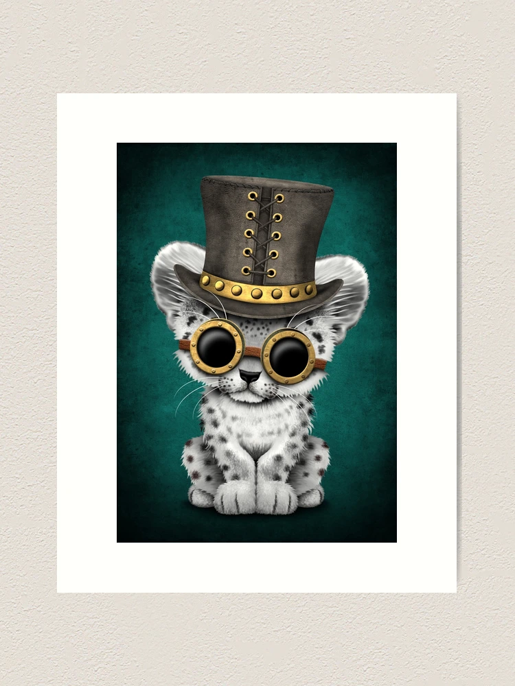 その他 Steampunk Snow Leopard Sum-Art Steampunk Snow Leopard