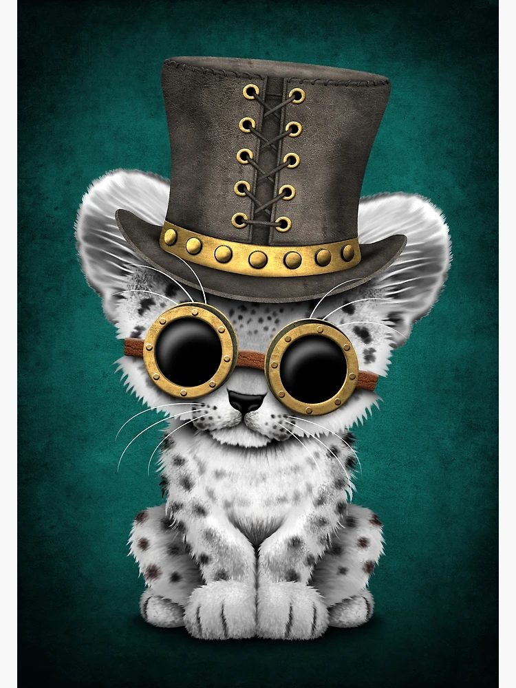 その他 Steampunk Snow Leopard flat,750x,075,f-pad,750x1000,