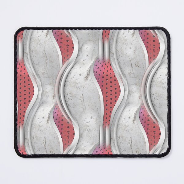 Item preview, Abstract Bold Metallic Red & Cream Texture repeat look designed and sold by NadineMay.