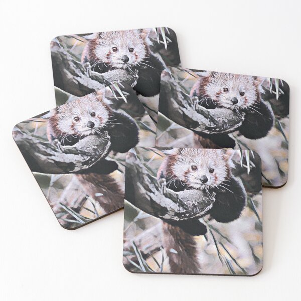 Item preview, Fall Season Portrait Red Panda Art designed and sold by TheWildFlix.