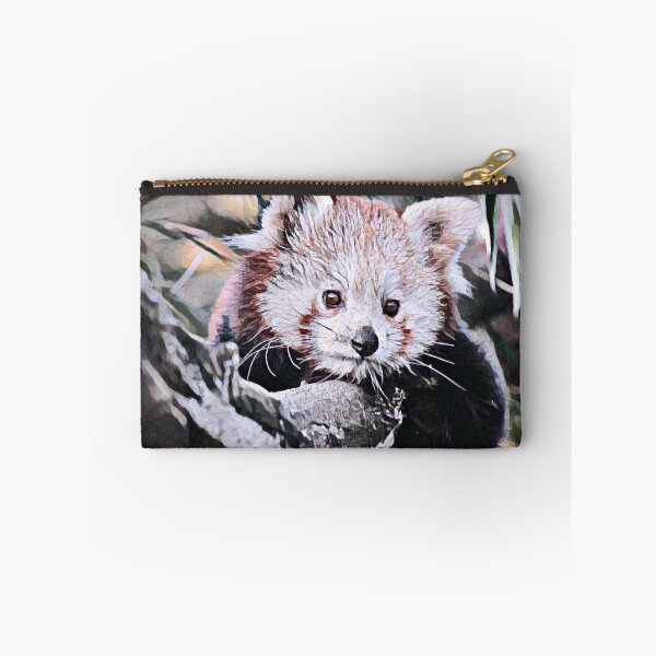 Item preview, Fall Season Portrait Red Panda Art designed and sold by TheWildFlix.