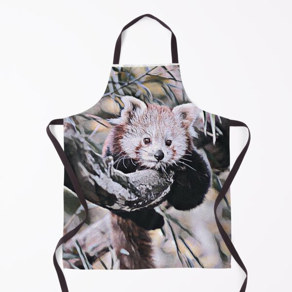 Item preview, Fall Season Portrait Red Panda Art designed and sold by TheWildFlix.
