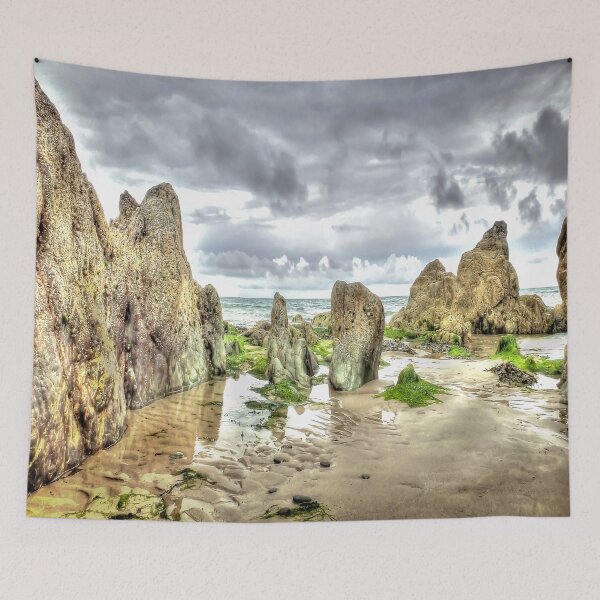 Item preview, Traeth Porth Oer - Whistling Sands Beach designed and sold by Catchavista.