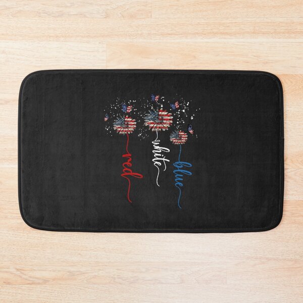 Item preview, Red White Blue Sunflower Butterfly Patriotic 4th Of July designed and sold by Corelli87.