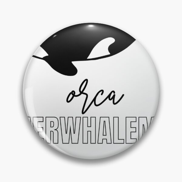 Artikelvorschau, Lustiges Wal-Schwertwal-Zitat Overwhalemed Design, cooler Wal-Schwertwal entworfen und verkauft von Tarikbouchmal.