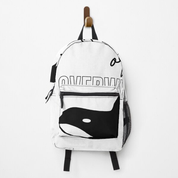 Item preview, Funny Whale Orca quote Overwhalemed design, cool Whale Orca designed and sold by Tarikbouchmal.