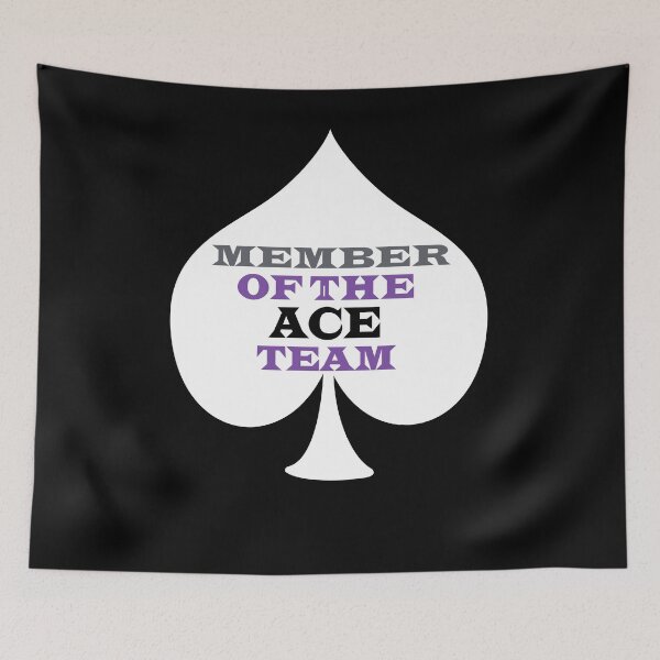 Item preview, Asexual Asexualise Member Of The ACE Team T-Shirt designed and sold by asexualise.