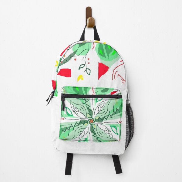 Item preview, multicolored abstract mandala design with floral decorations in shades of green designed and sold by Goliardika-Shop.