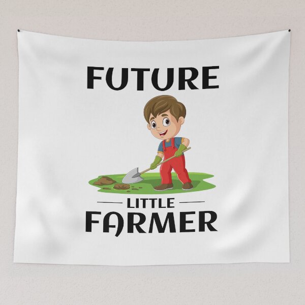 Item preview, Future Little Farmer Baby Boy Funny Saying designed and sold by TastefulTees.