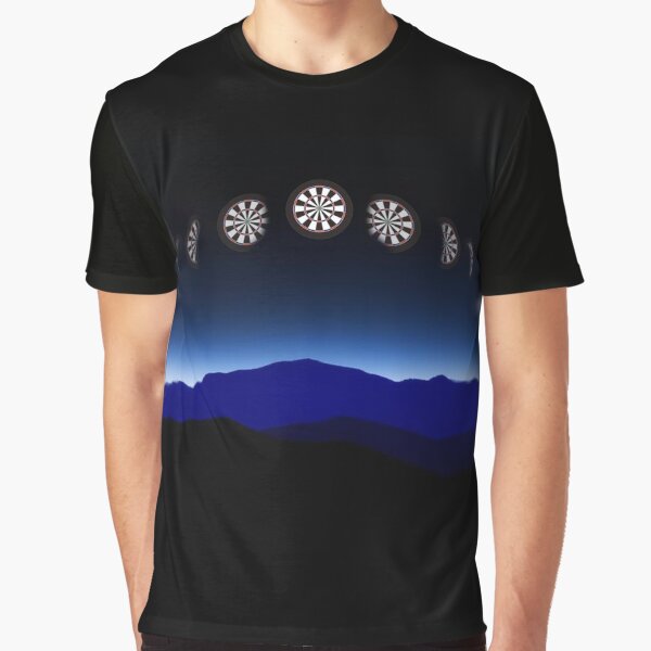 Moon Phases Darts Shirt Graphic T-Shirt