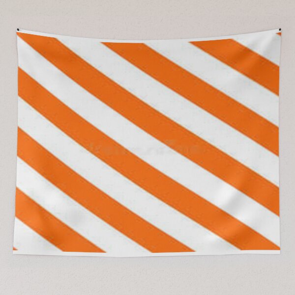 Item preview,  orange and white stripes designed and sold by ForeignGang.