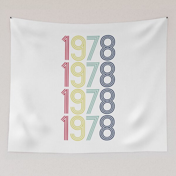 Item preview, 44th birthday retro vintage born in 1978 designed and sold by Mansn.