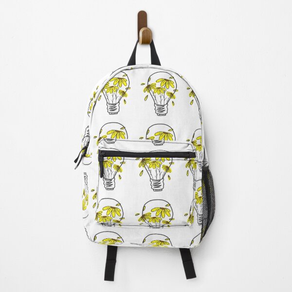 Item preview, Pattern Light Bulb with Yellow Flowers designed and sold by Unaiza Khalid.