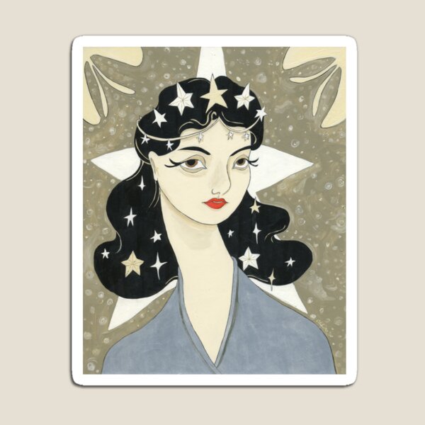 Remember me Remarkable - girl with stars Magnet