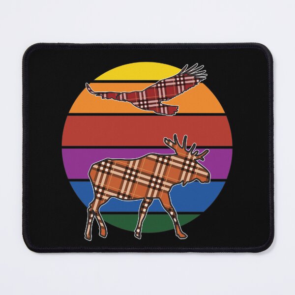 Item preview, Plaidimals Sunset-Moose Crossing designed and sold by 69Designs-MP.