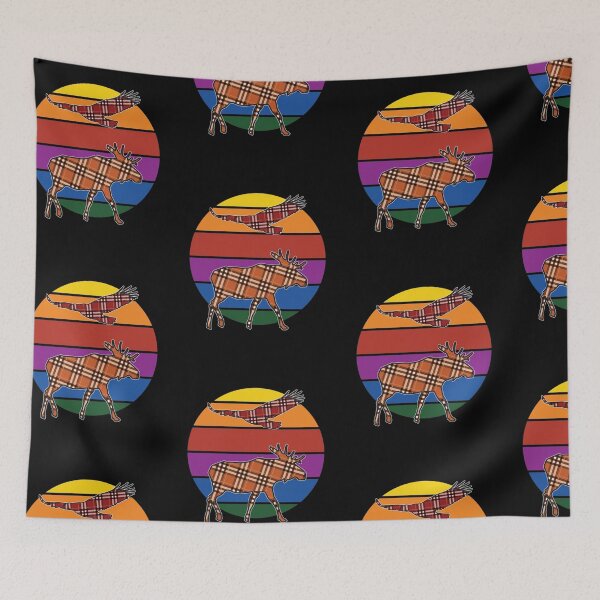 Item preview, Plaidimals Sunset-Moose Crossing designed and sold by 69Designs-MP.