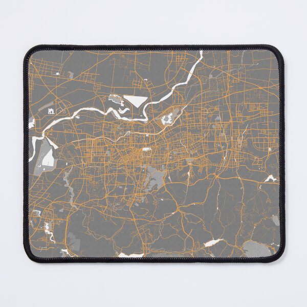 Item preview, Jinan City Map of Shandong, China - Bauhaus designed and sold by deMAP.