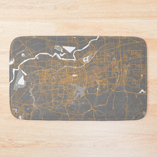 Item preview, Jinan City Map of Shandong, China - Bauhaus designed and sold by deMAP.
