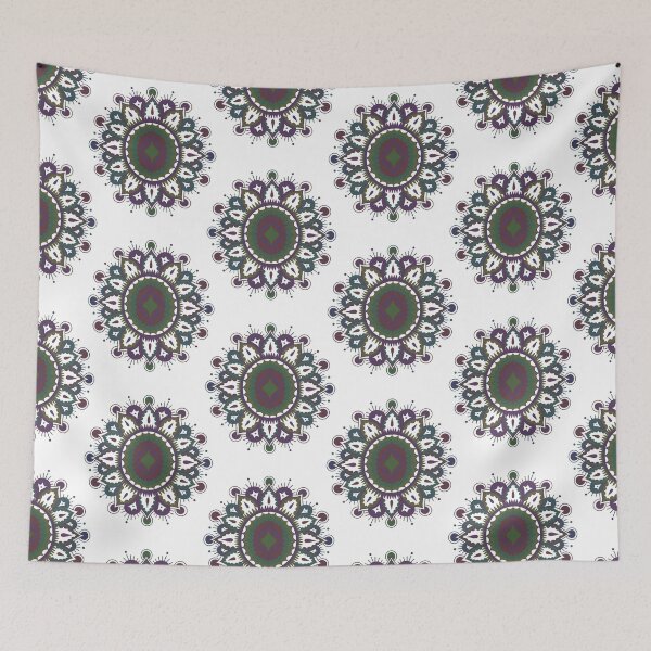 Item preview, Oriental floral design pattern designed and sold by DDalaland.