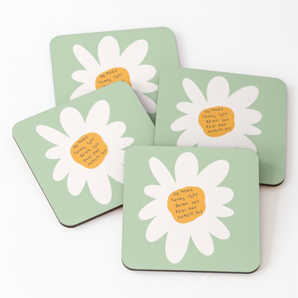 Item preview, flower chamomile DO MORE THINGS THAT BRING YOU REAL AND HONEST JOY designed and sold by teffyoumans.